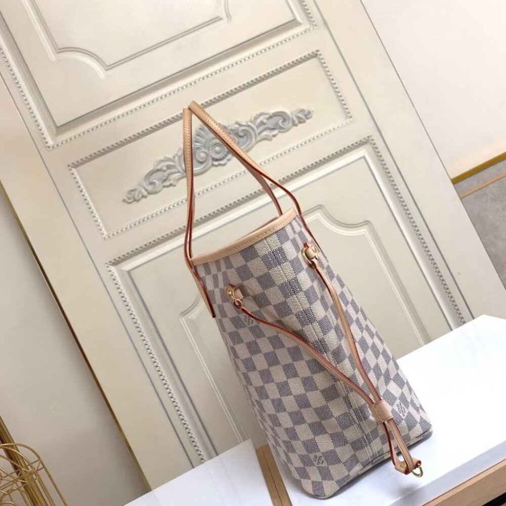 Louis Vuitton Neverfull Damier Azur Canvas MM - Picture 3 of 5